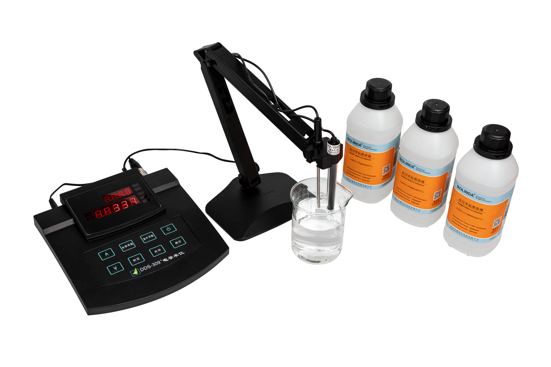 電導率儀電極校準時，溫度是在25.0℃還是在樣品溫度下校準？